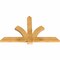 Ekena Millwork Redmond Rough Sawn Timber Gable Bracket, Western Red Cedar, 48"W x 30"H x 2"D x 4"F, 15/12 Pitch GBW048X30X0204RED00RWR - alternate 5